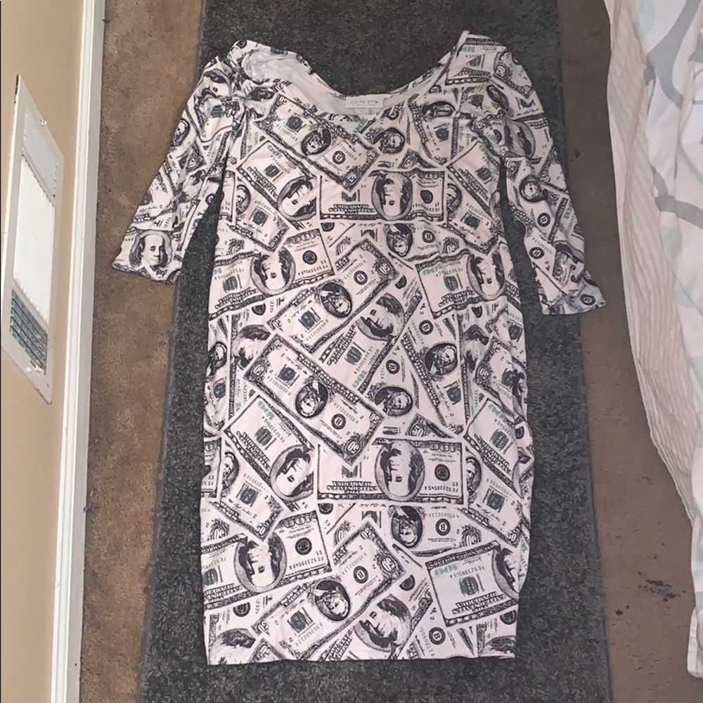 Money dress mid sleeve